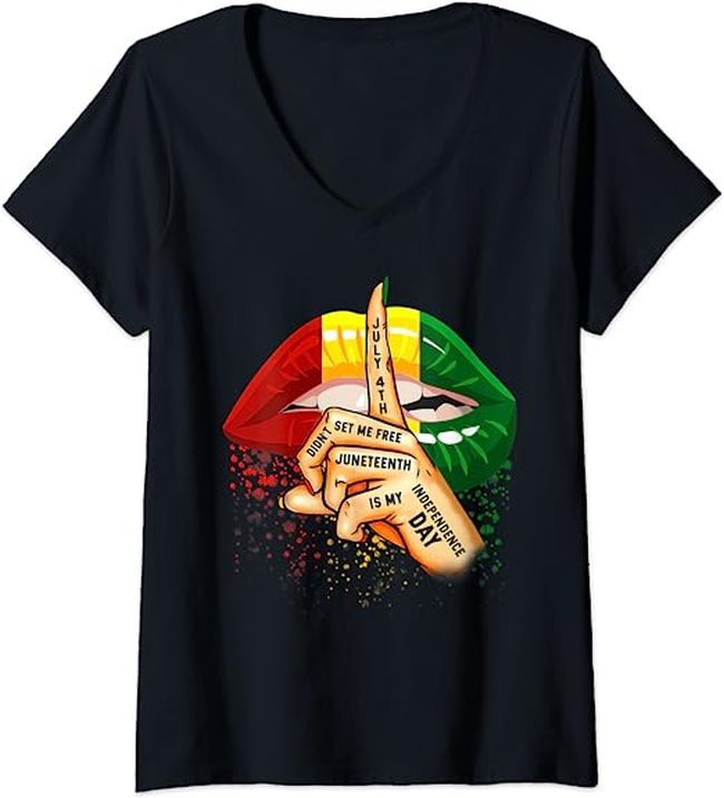 Juneteenth Outfits - Shirts for Woman-red-jellow-green
