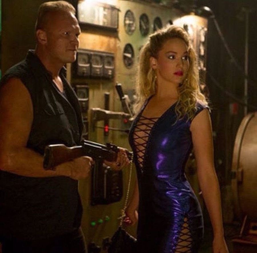 Mystiques Blue Lace Up Dress from X-Men Apocalypse