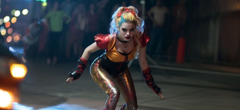roller skater-outfits-inspo-margot-robbie-character-birds-of-prey