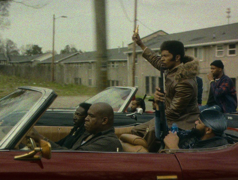Brown Leather Coat Worn By Slick Charles in They Cloned Tyrone
