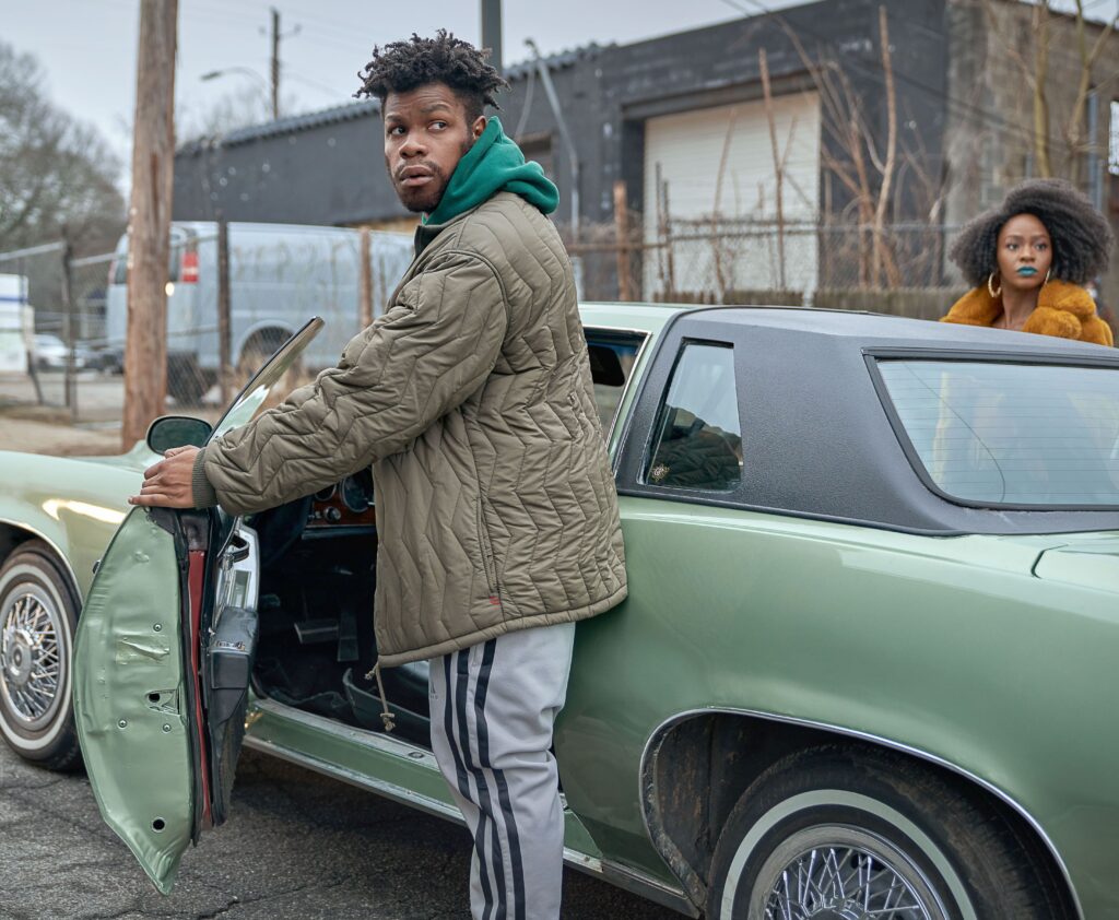Casual Sweatpants Worn by Fontaine in They Cloned Tyrone
