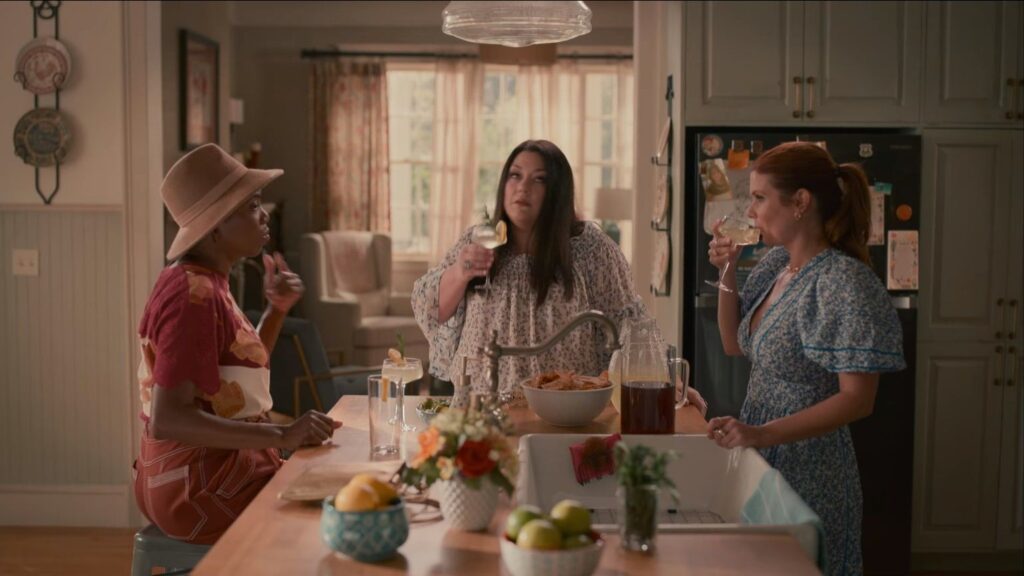 Dana Sue in Sweet Magnolias In Sweet Magnolias Season 3 Outfits