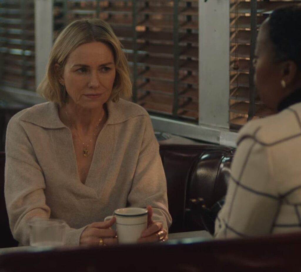 Nora Brannock’s Minimalist Polo Knit Sweater From The Watcher