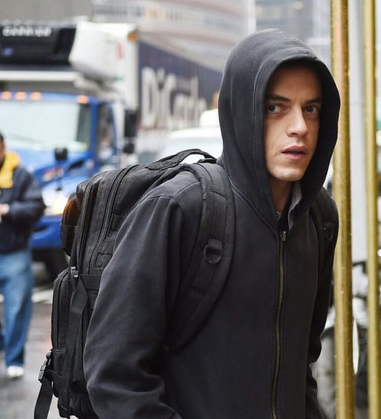 Hacker Eliot Alderson’s Mr Robot Black Hoodie
