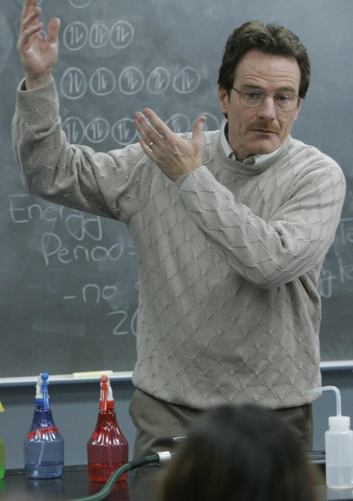 Walter White’ Outfits - A Conservative Beige Sweater