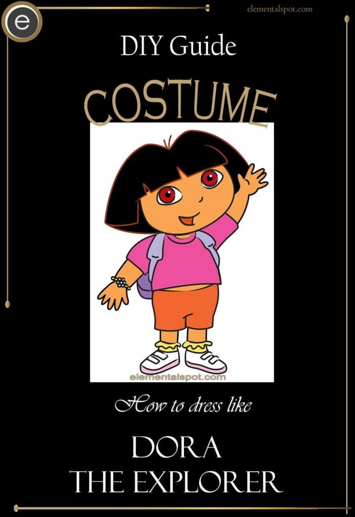 How to dress like Dora The Explorer-Dora The Explorer costume-DIY