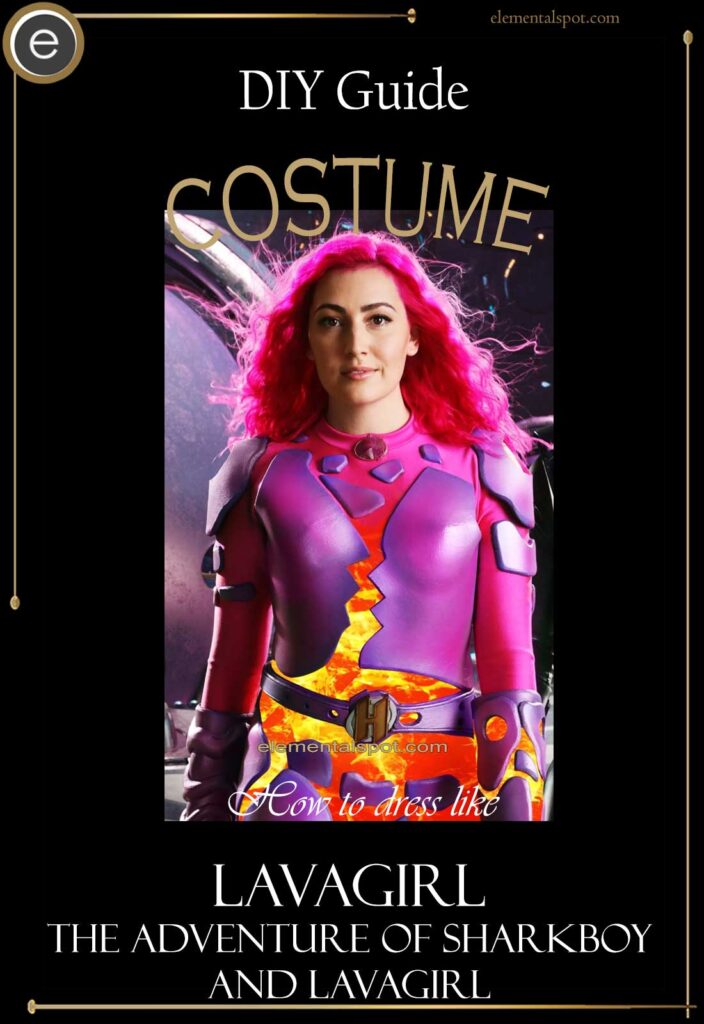 How to dress like Lavagirl-The Adventure of Sharkboy and Lavagirl costume-DIY