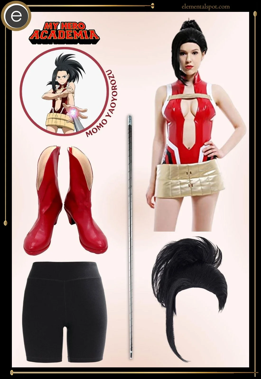 Dress Up Like Momo Yaoyorozu from My Hero Academia - Elemental Spot