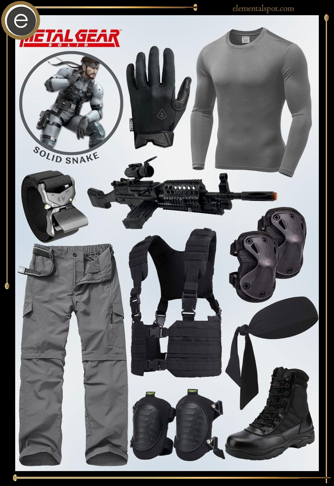 Dress Up Like Solid Snake from Metal Gear Solid - Elemental Spot