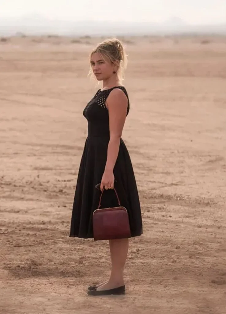 florence pugh black dress Sioana Black multicolor dress XL main image 0