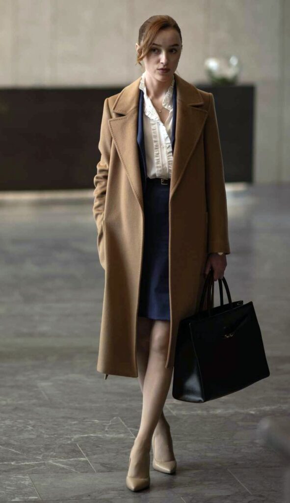 Emily’s Statement Wool Camel Coat