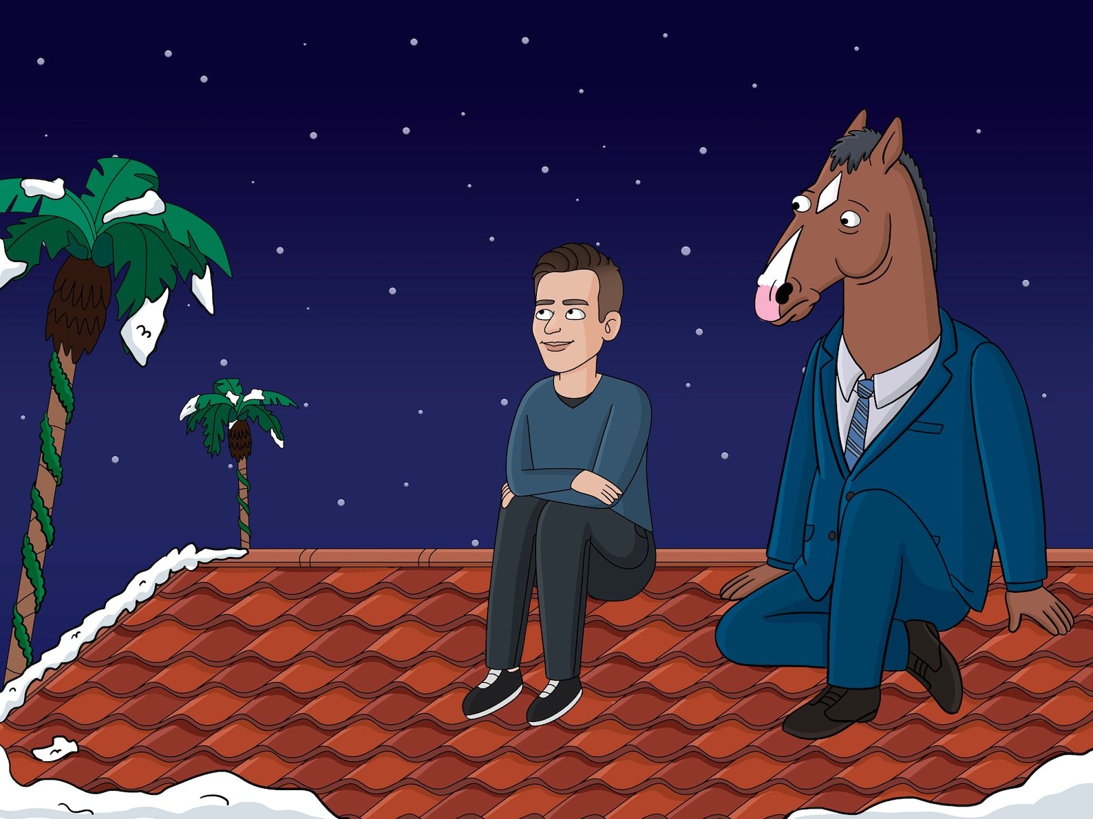 Gift Idea for BoJack Horseman-Custom Digital Art Print