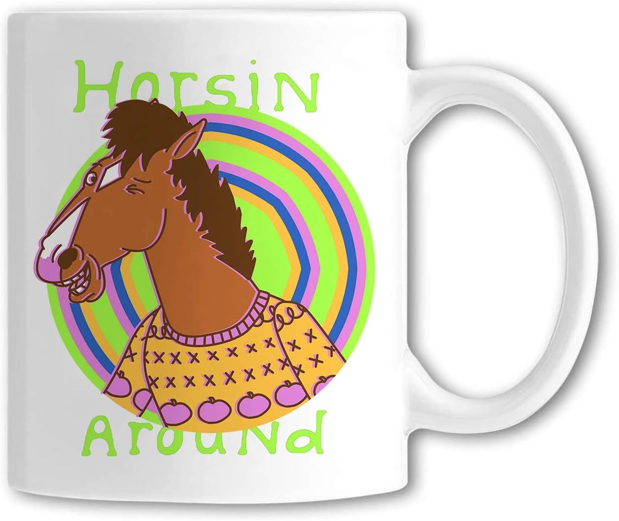 Gift Idea for BoJack Horseman -Horsin Around Mug