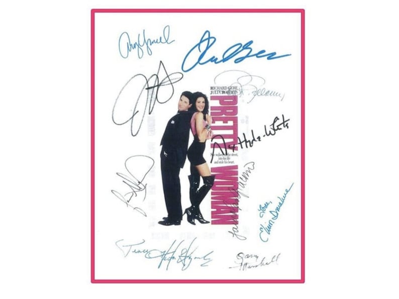 Pretty Woman Gifts Pretty Woman Signed Screenplay