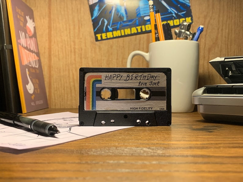 Gift Idea for Joel and Ellie Last Of Us Gift Ideas-Ellie's Birthday Cassette from Joel.