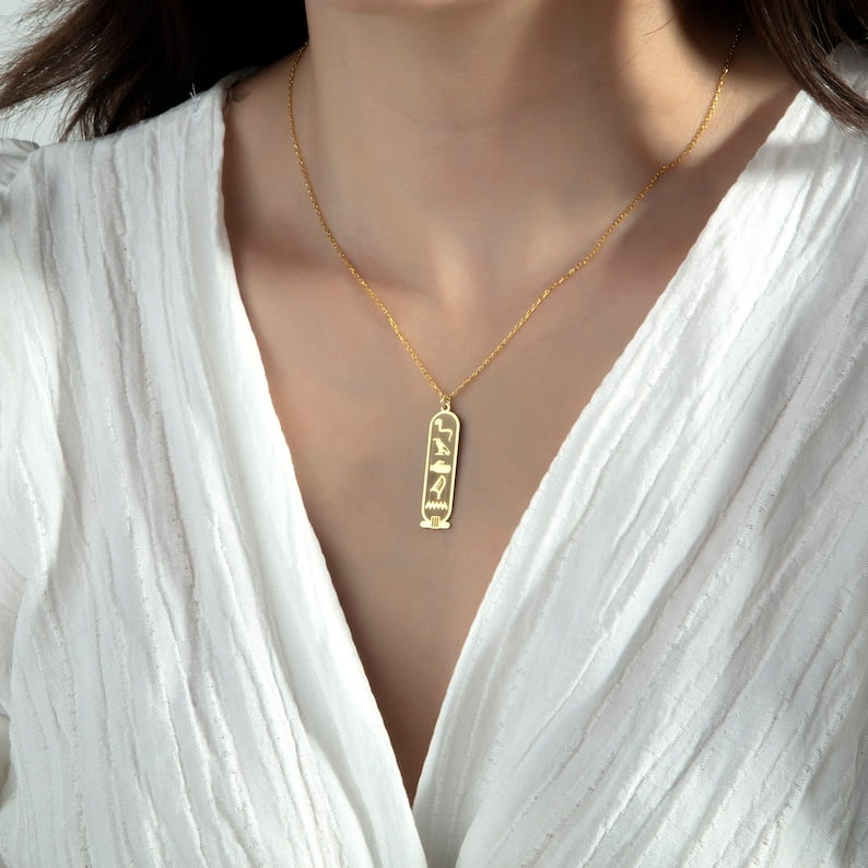 The Mummy 1999 Gifts Personalized Cartouche Necklace