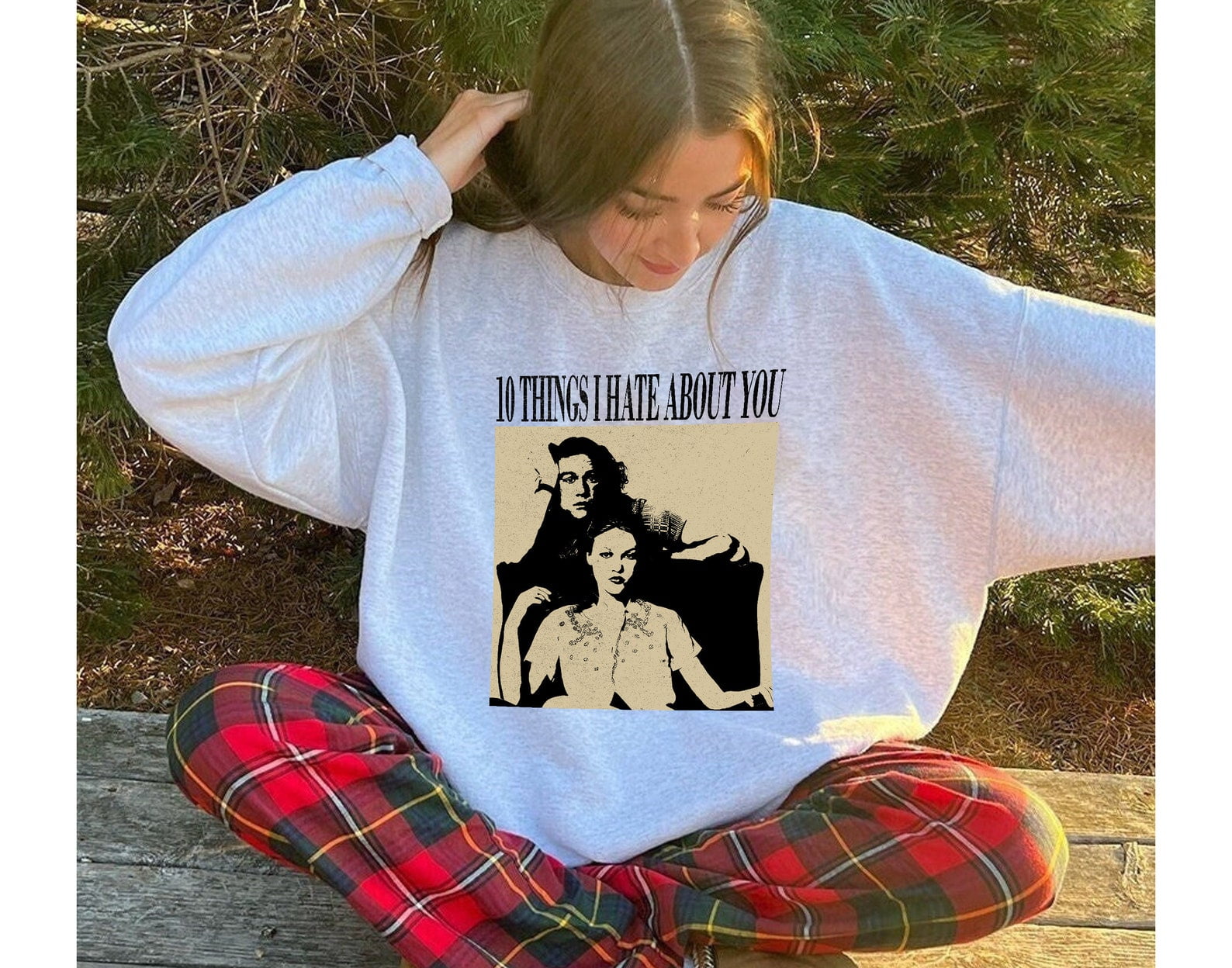 10 Things I Hate About You Gifts The Kat and Patrick Sweatshirt
