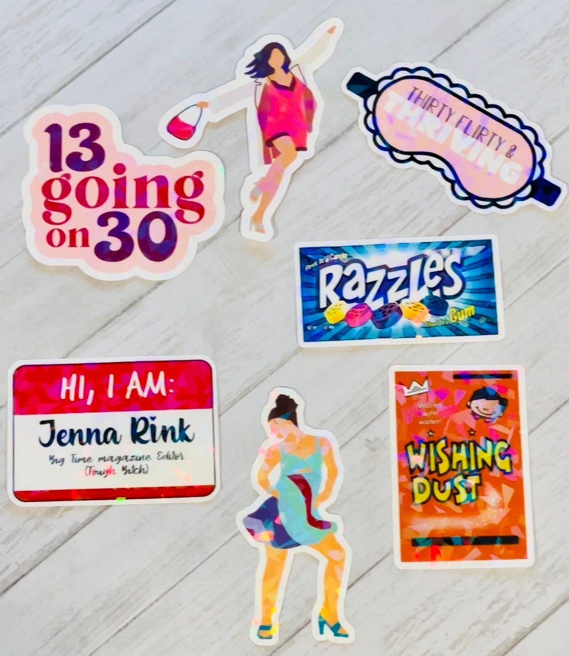 13 Going on 30 Gifts 13 Going on 30 Sticker Set
