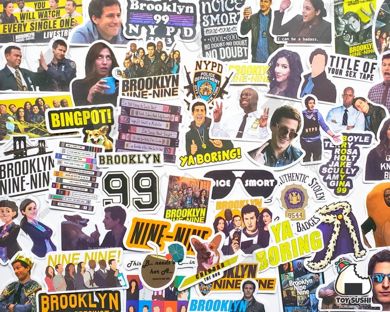 Brooklyn Nine-Nine gifts Sticker Set
