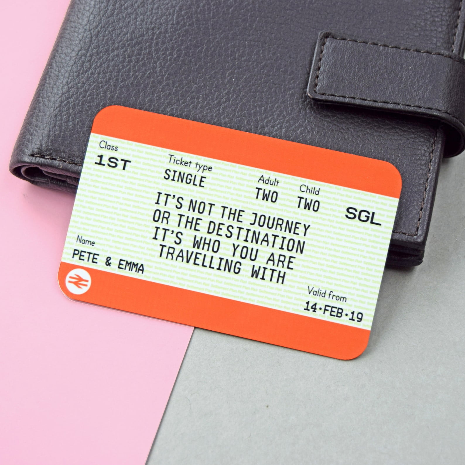 Bullet Train Gift Ideas Personalized Train Ticket