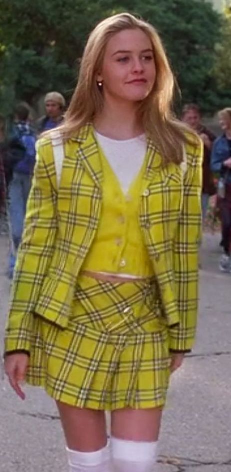 Clueless Gifts Cher's Iconic Yellow Plaid Outfit