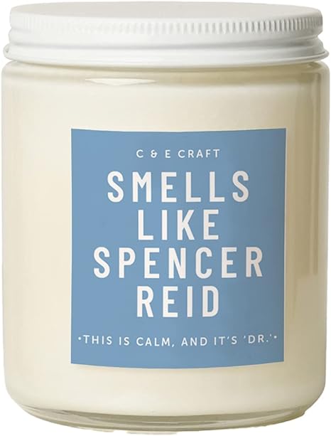 Criminal Minds Gifts "Smells like Spencer Reid" Candle