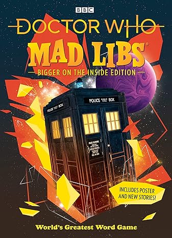 Doctor Who gifts Doctor Who Mad Libs