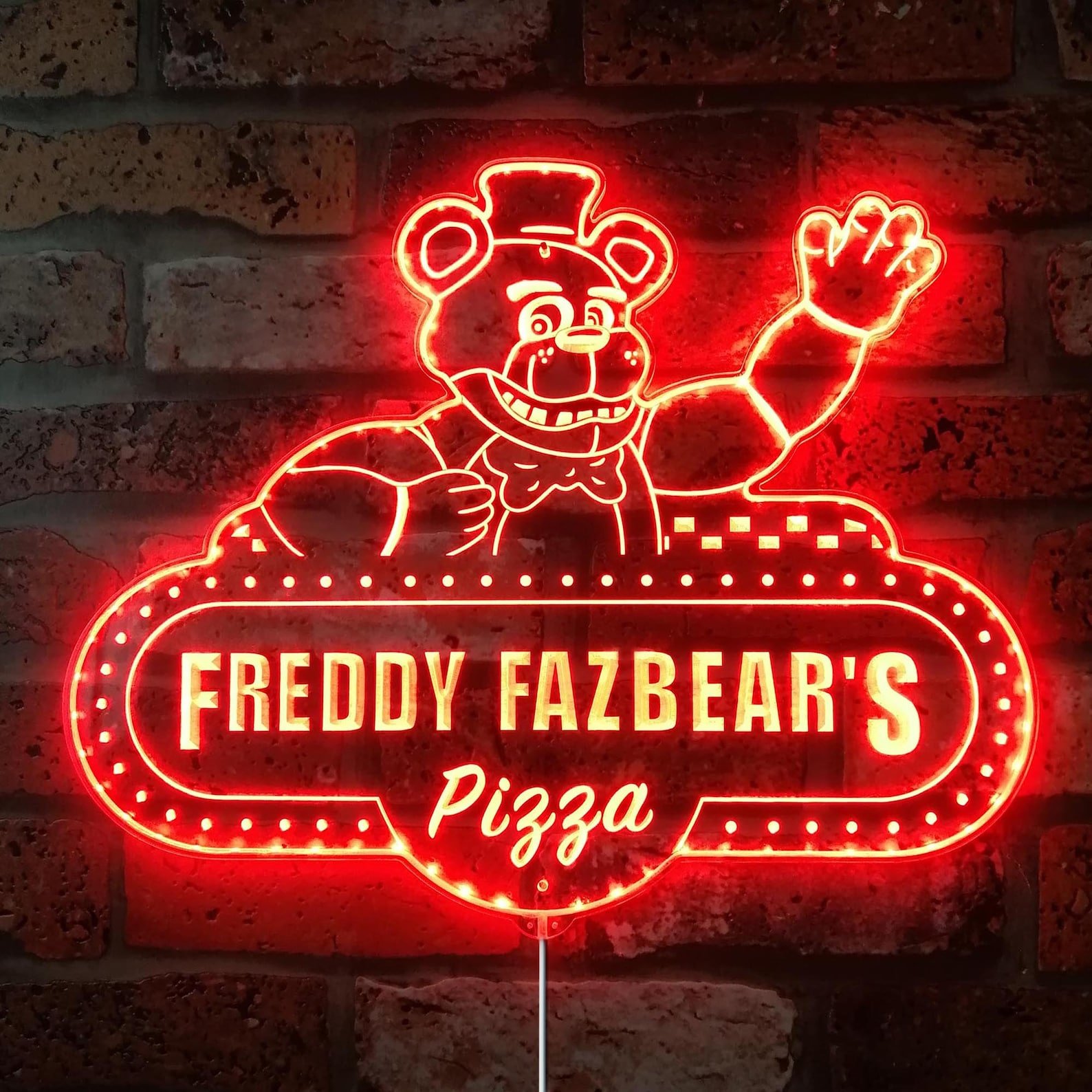 Five Nights at Freddy's Gifts Freddy Fazbear's Pizza LED Sign