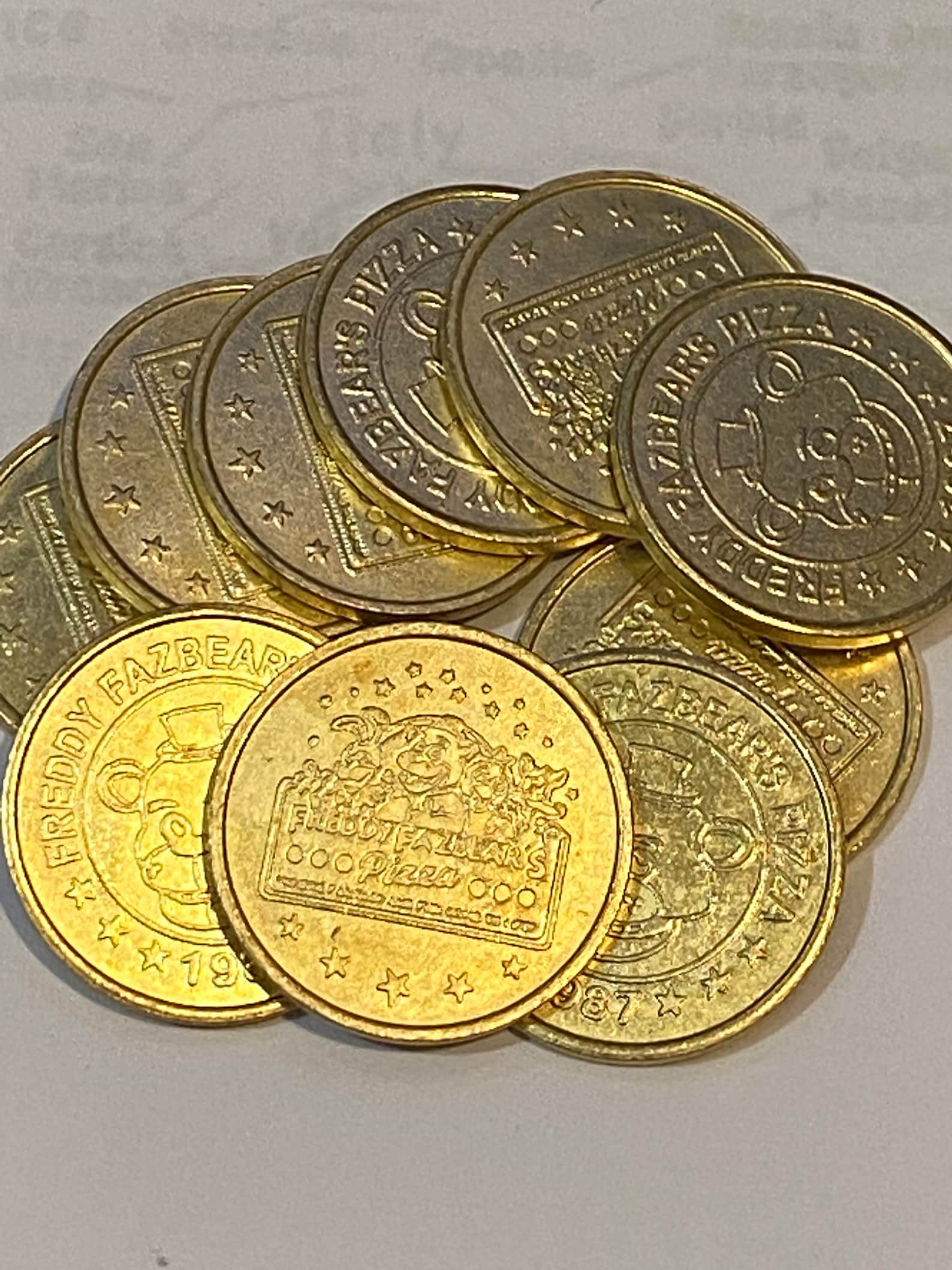 Five Nights at Freddy's Gifts Freddy Fazbear's Arcade Tokens