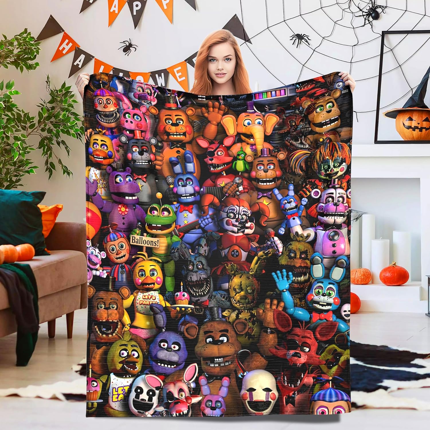 Five Nights at Freddy's Gifts Five Nights at Freddy's Throw Blanket