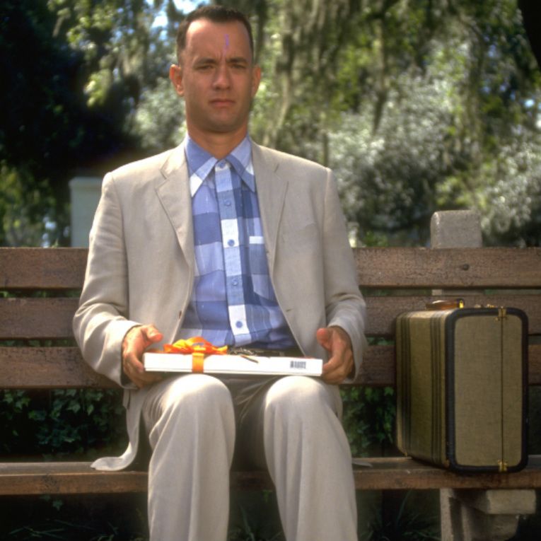 Forrest Gump Gifts Forrest Gump's Iconic Light Gray Suit