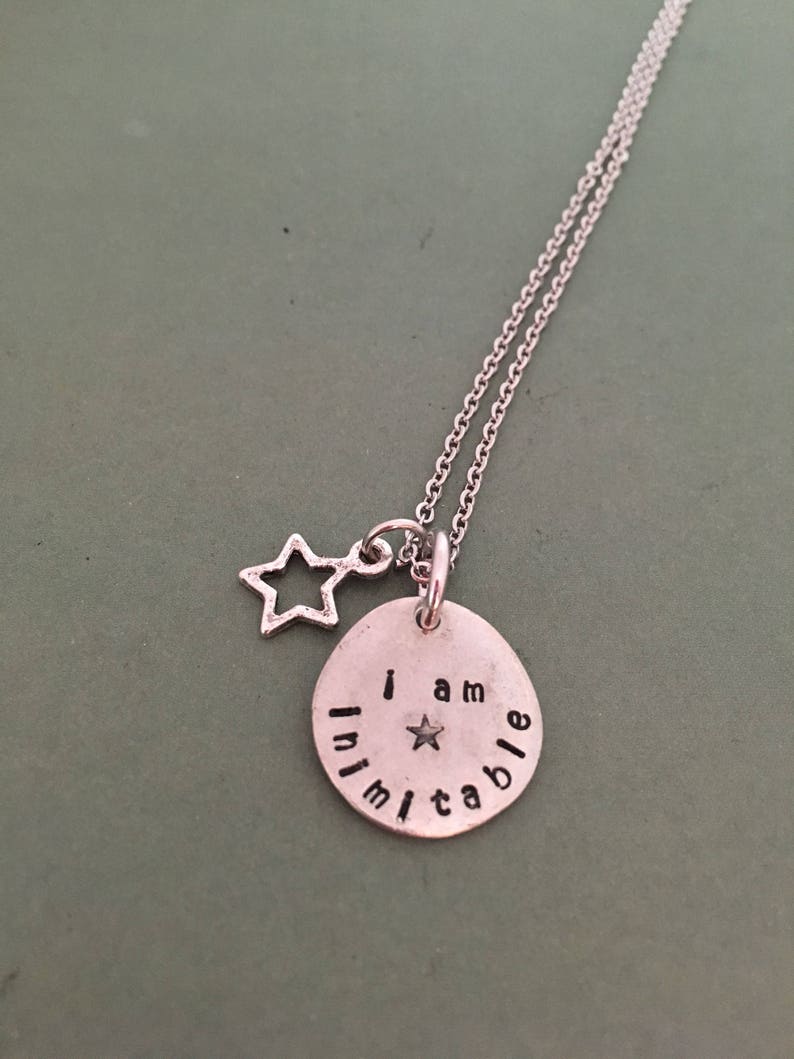 Hamilton Gifts "I Am Inimitable" Necklace