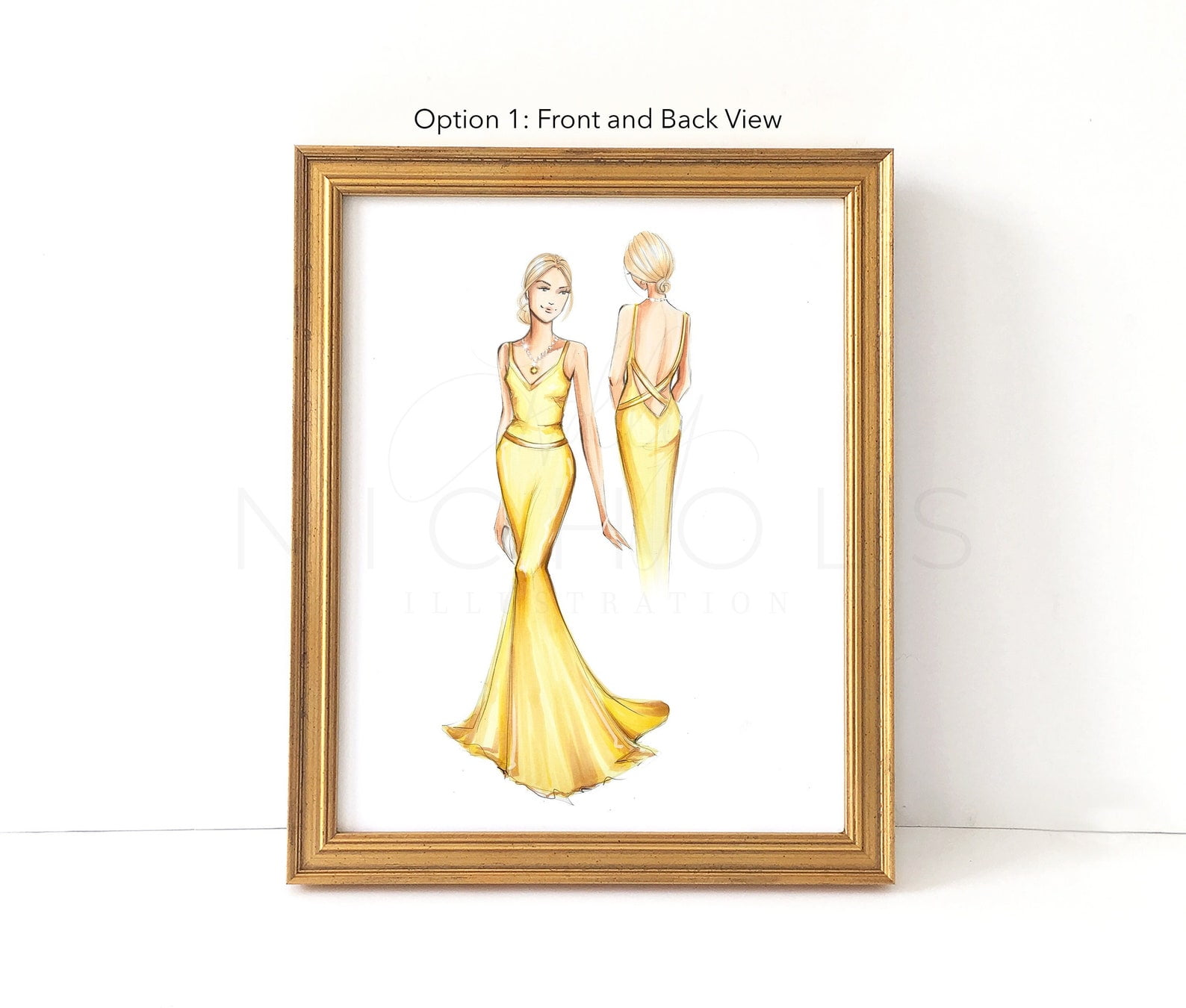 How To Lose A Guy In 10 Days Gifts Framed Drawing of Andie Wearing Her Famous Dress