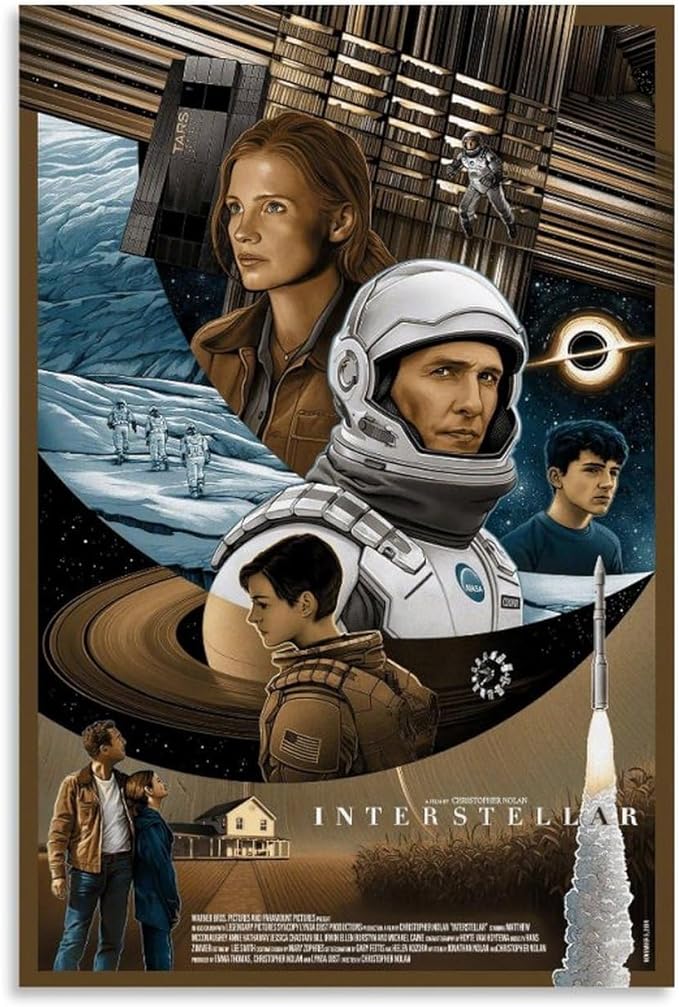Interstellar Gifts "Interstellar" Movie Poster
