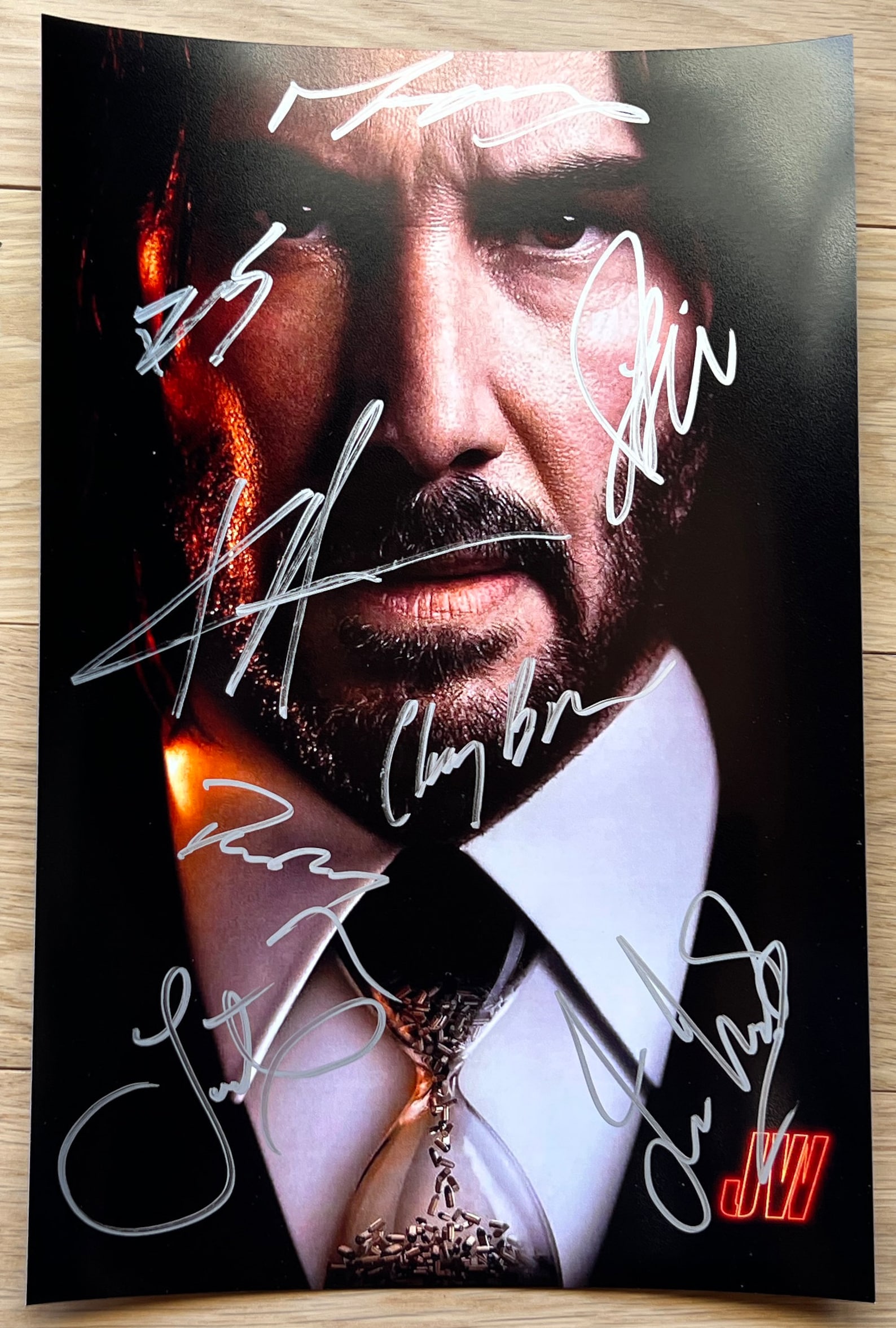 John Wick Gifts Chapter 4 Signed Cast Poster