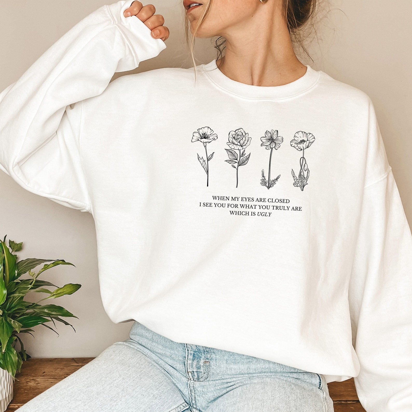 She's The Man Gifts Our favorite Ugl-ay Quote Sweatshirt