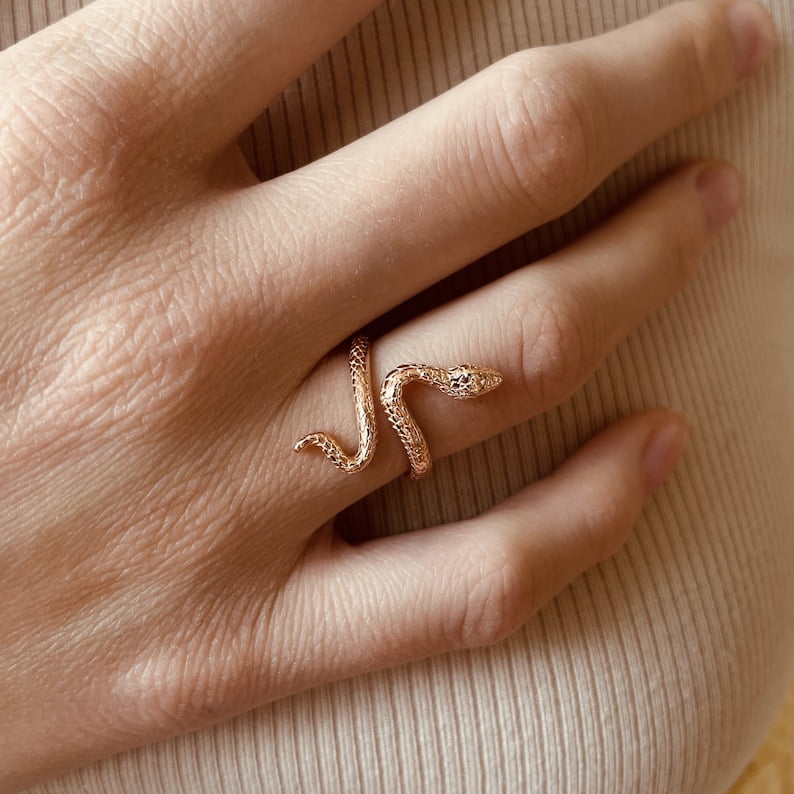The Ballad of Songbirds and Snakes Gifts Vintage Snake Ring