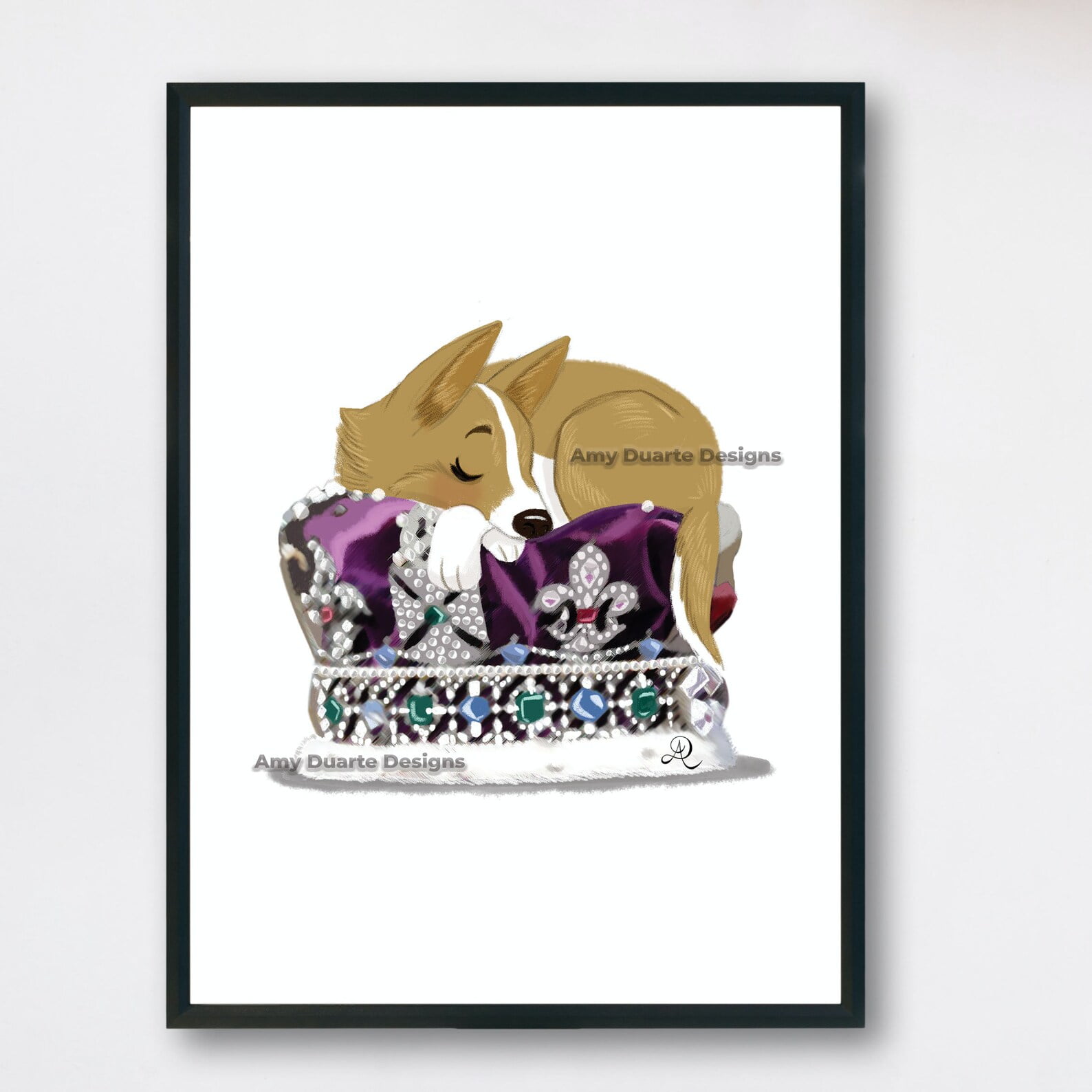 The Crown Gift Ideas Corgi and Queen Elizabeth's Crown
