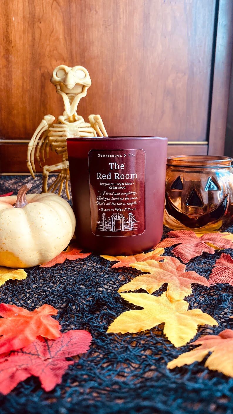 The Haunting of Hill House Gifts The Red Room Inspired Candle - A Dark and Spooky Scent Perfect for a Horror Fan