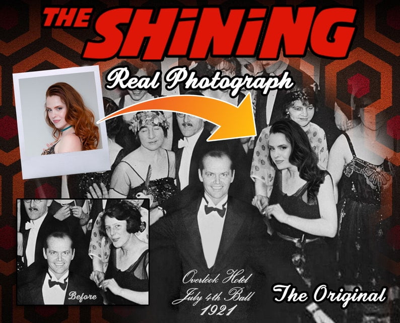 Shining Gifts This Custom Photo to Make it Look like your Loved One Was There!