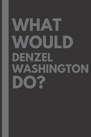 The Equalizer Gifts "What Would Denzel Washington Do?" Journal