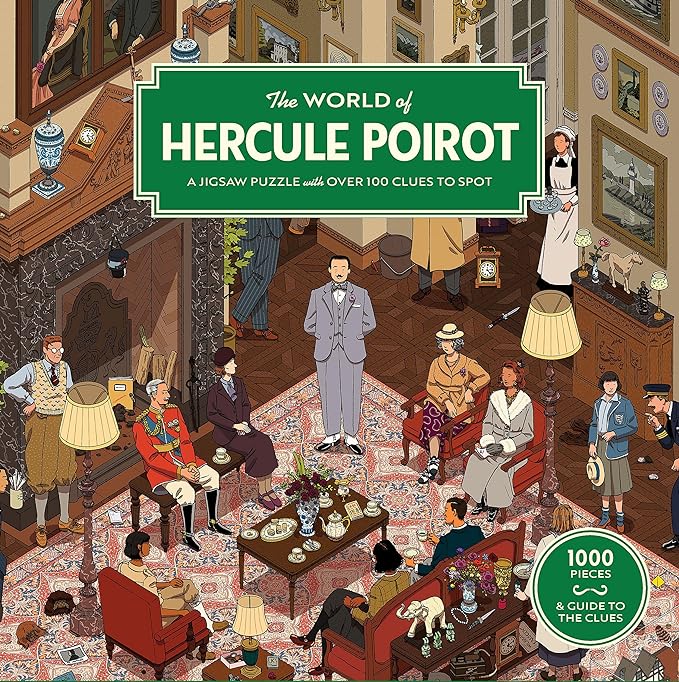 Agatha Christie's Poirot Gifts "The World of Hercule Poirot" 1000 Piece Puzzle