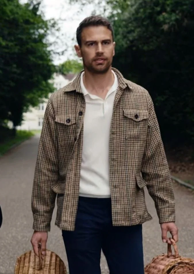 Eddies-Brown-Houndstooth-Lightweight-Jacket-in-The-Gentlemen-Netflix-TV-Show