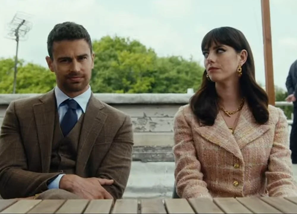 Susie-Glass-Pink-Tweed-Skirt-Suit-in-Netflixs-The-Gentlemen