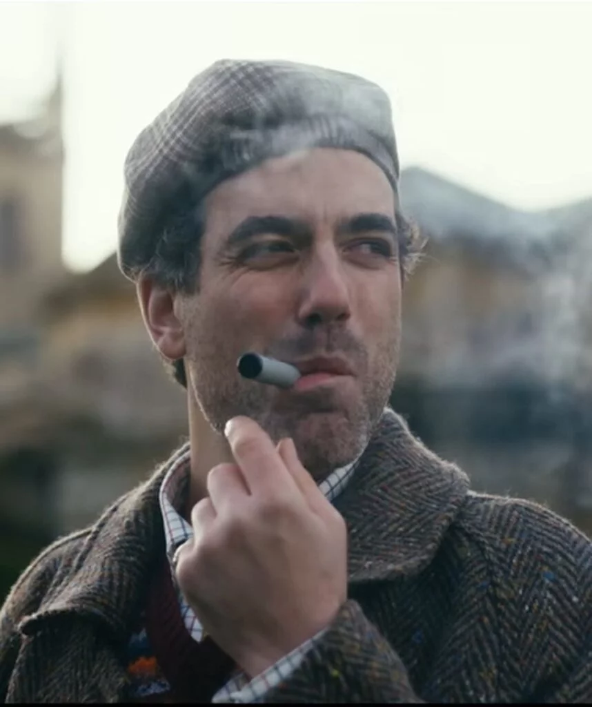 Freddy’s Tweed Flat Caps in Netflix’s The Gentlemen