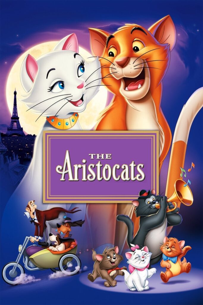 Poster for the movie "The Aristocats"