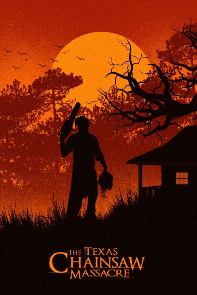 Poster for the movie "The Texas Chainsaw Massacre"