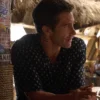 Black patterned shirt white dots, worn by Dalton (Jake Gyllenhaal) from the movie Road House -2