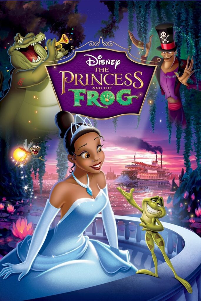 Poster for the movie "The Princess and the Frog"