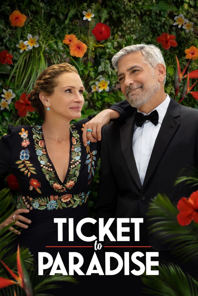 Poster for the movie "Ticket to Paradise"